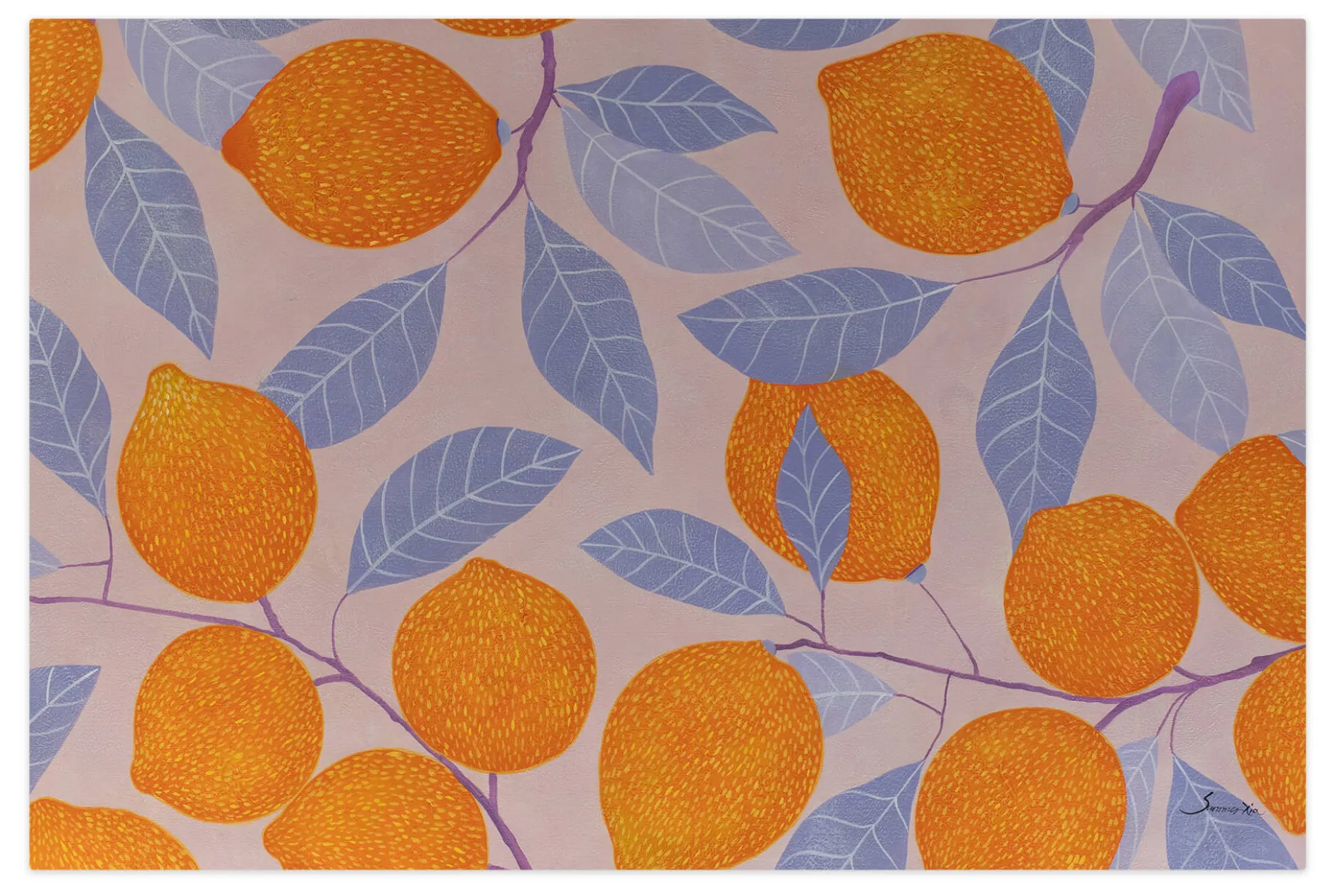 Öl Gemälde 'Sacred Fruit' | Handgemaltes Unikat
