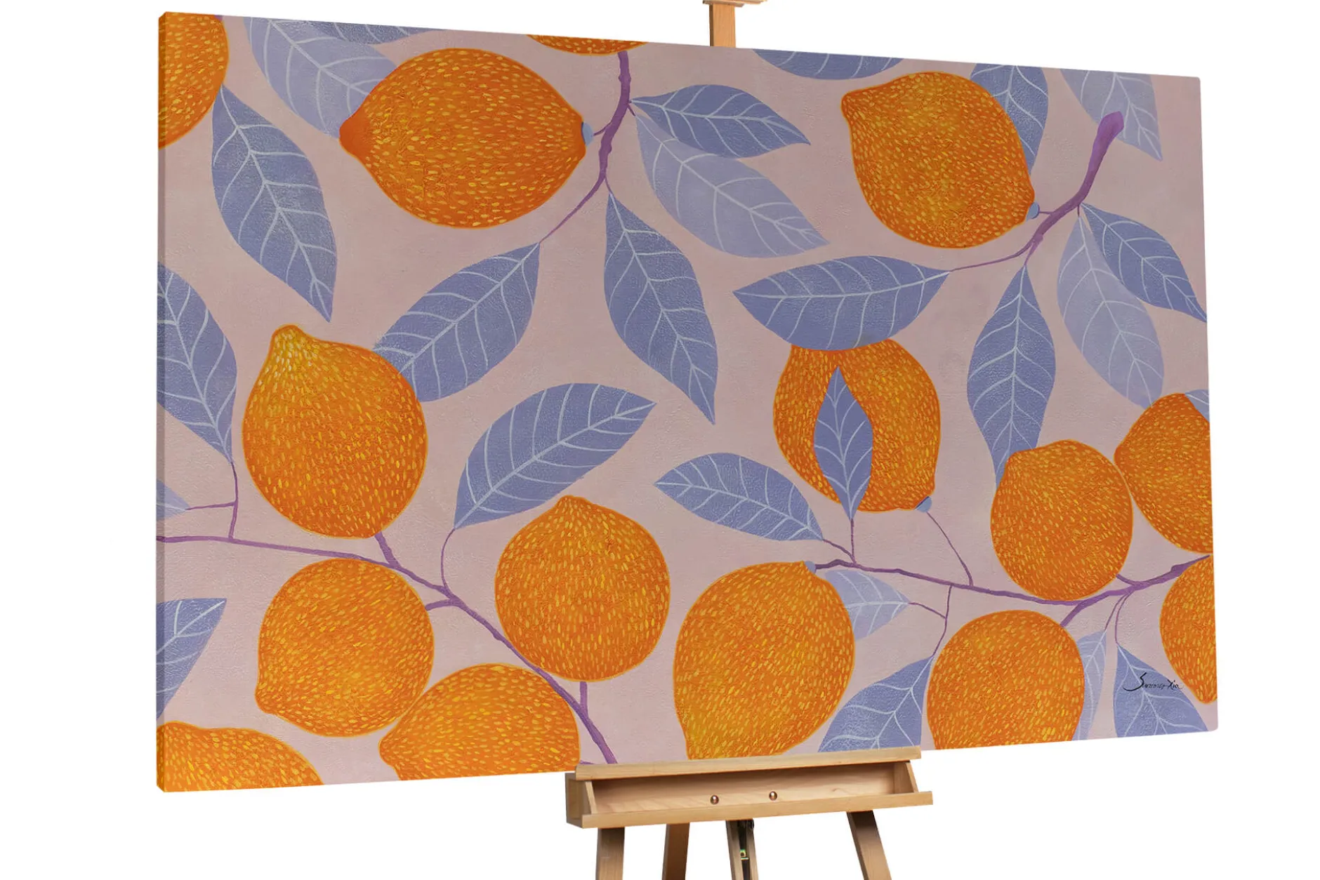Öl Gemälde 'Sacred Fruit' | Handgemaltes Unikat