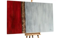 Öl Gemälde 'Scarlet Contrast' | Handgemaltes Unikat