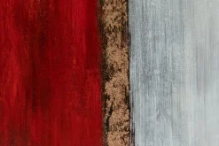 Öl Gemälde 'Scarlet Contrast' | Handgemaltes Unikat