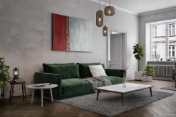 Öl Gemälde 'Scarlet Contrast' | Handgemaltes Unikat