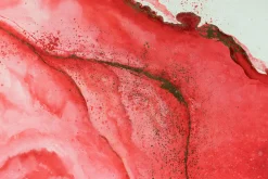 Öl Gemälde 'Scarlet Snow' | Handgemaltes Unikat