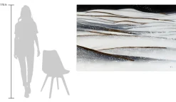 Öl Gemälde 'Silver Connections' | Handgemaltes Unikat