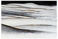 Öl Gemälde 'Silver Connections' | Handgemaltes Unikat