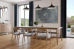 Öl Gemälde 'Silver Dimension' | Handgemaltes Unikat