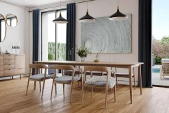 Öl Gemälde 'Silver Infinity' | Handgemaltes Unikat