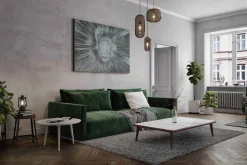 Öl Gemälde 'Silver Sun' | Handgemaltes Unikat