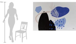 Öl Gemälde 'Sinfonie in Blau' | Handgemaltes Unikat
