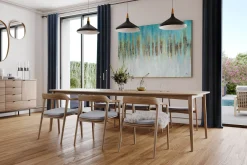 Öl Gemälde 'Sky Blue Distance' | Handgemaltes Unikat