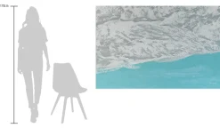 Öl Gemälde 'Snow and Sky' | Handgemaltes Unikat