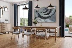 Öl Gemälde 'Snow Vortex' | Handgemaltes Unikat