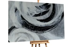 Öl Gemälde 'Snow Vortex' | Handgemaltes Unikat
