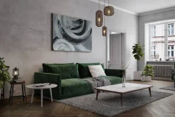 Öl Gemälde 'Snow Vortex' | Handgemaltes Unikat
