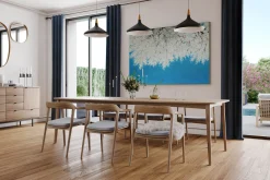 Öl Gemälde 'Snowy Branches' | Handgemaltes Unikat