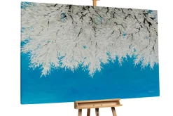 Öl Gemälde 'Snowy Branches' | Handgemaltes Unikat