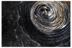 Öl Gemälde 'Spiral Galaxy' | Handgemaltes Unikat