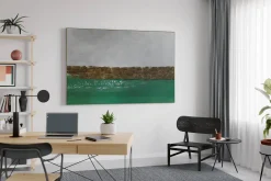 Öl Gemälde 'Spring Field' | Handgemaltes Unikat