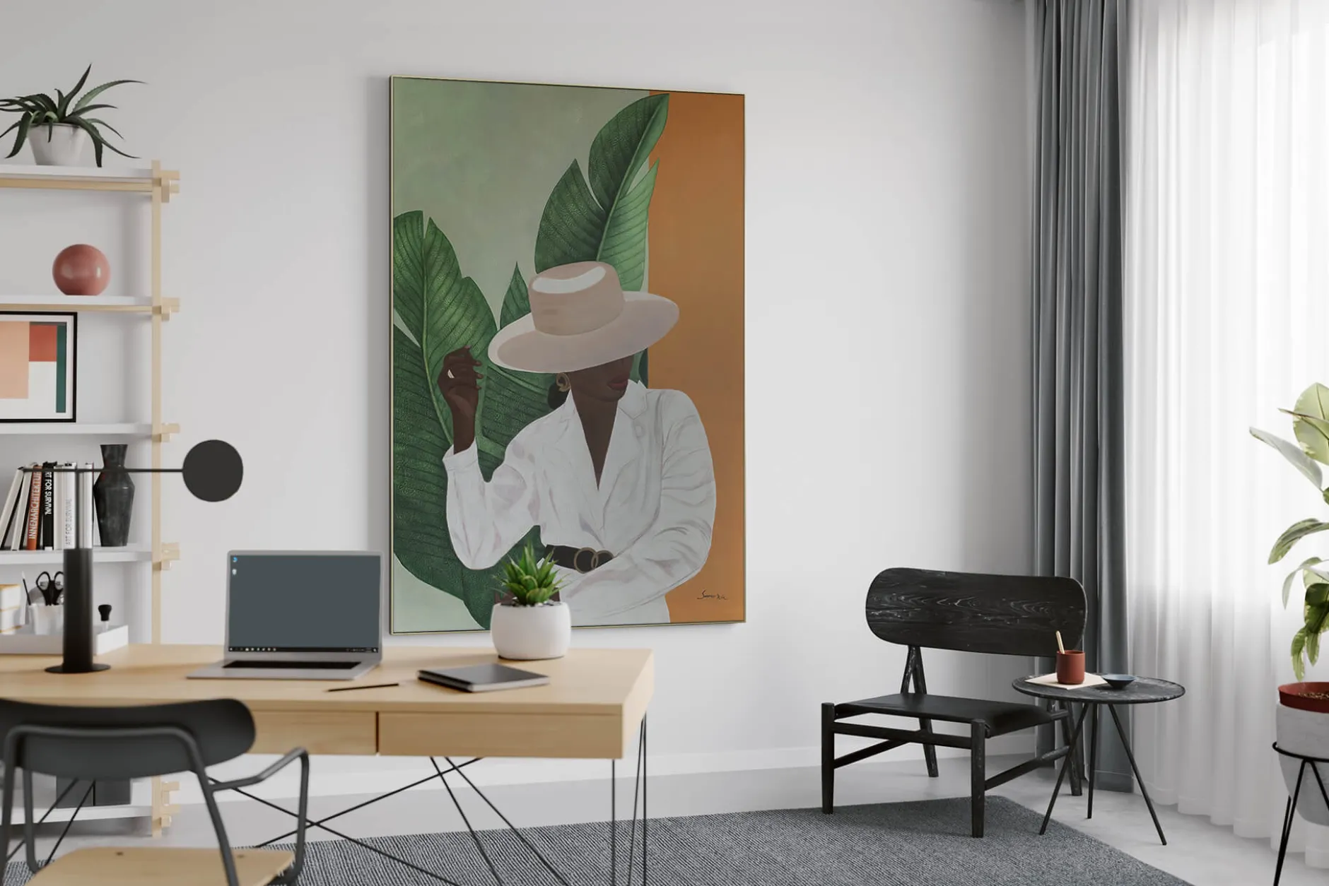 Öl Gemälde 'Summer Elegance' | Handgemaltes Unikat