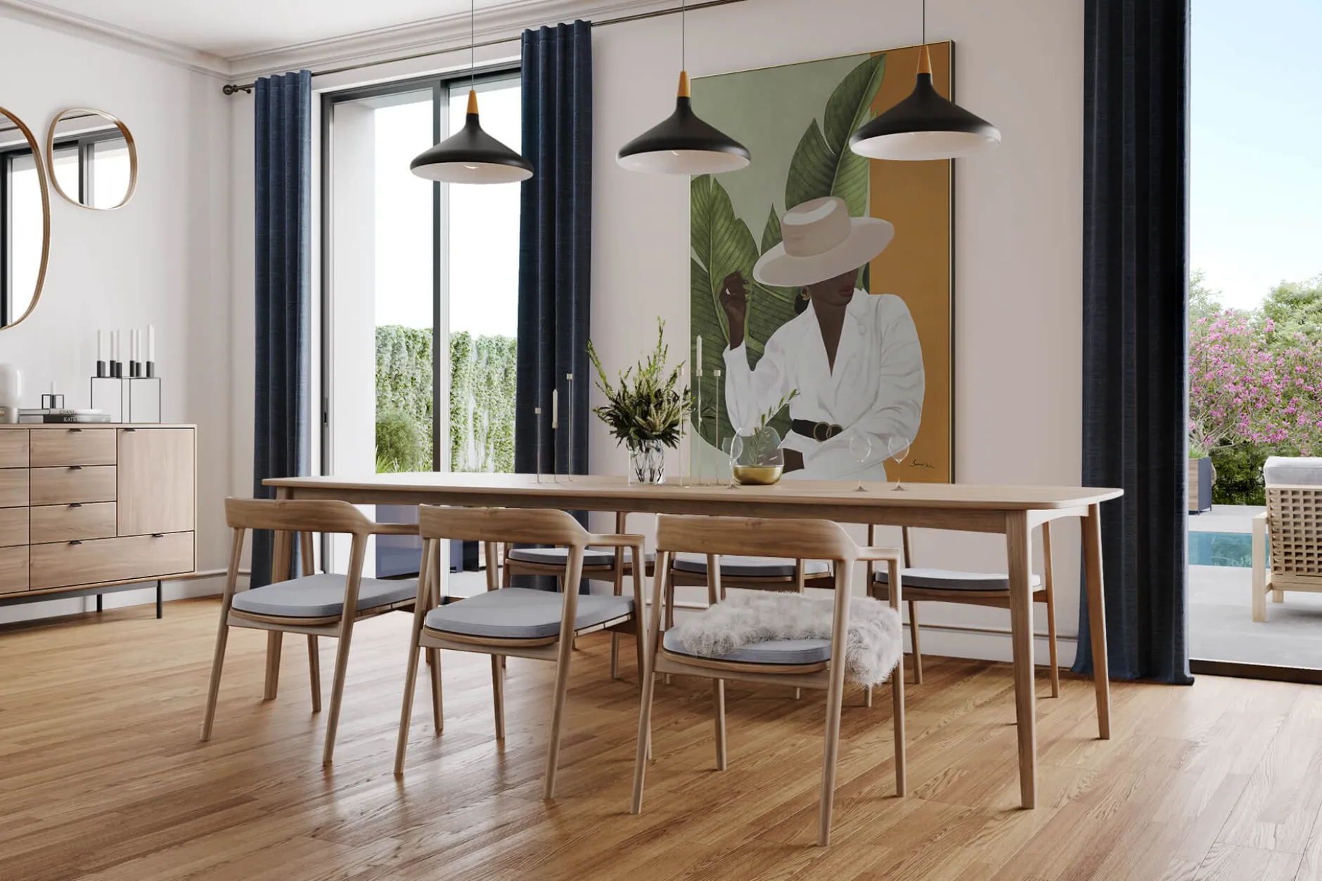 Öl Gemälde 'Summer Elegance' | Handgemaltes Unikat