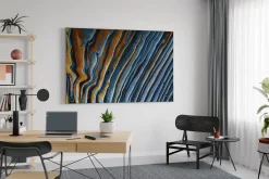 Öl Gemälde 'Sunkissed Ocean' | Handgemaltes Unikat
