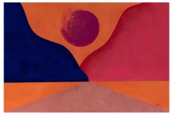 Öl Gemälde 'Sunset in the Mountains' | Handgemaltes Unikat