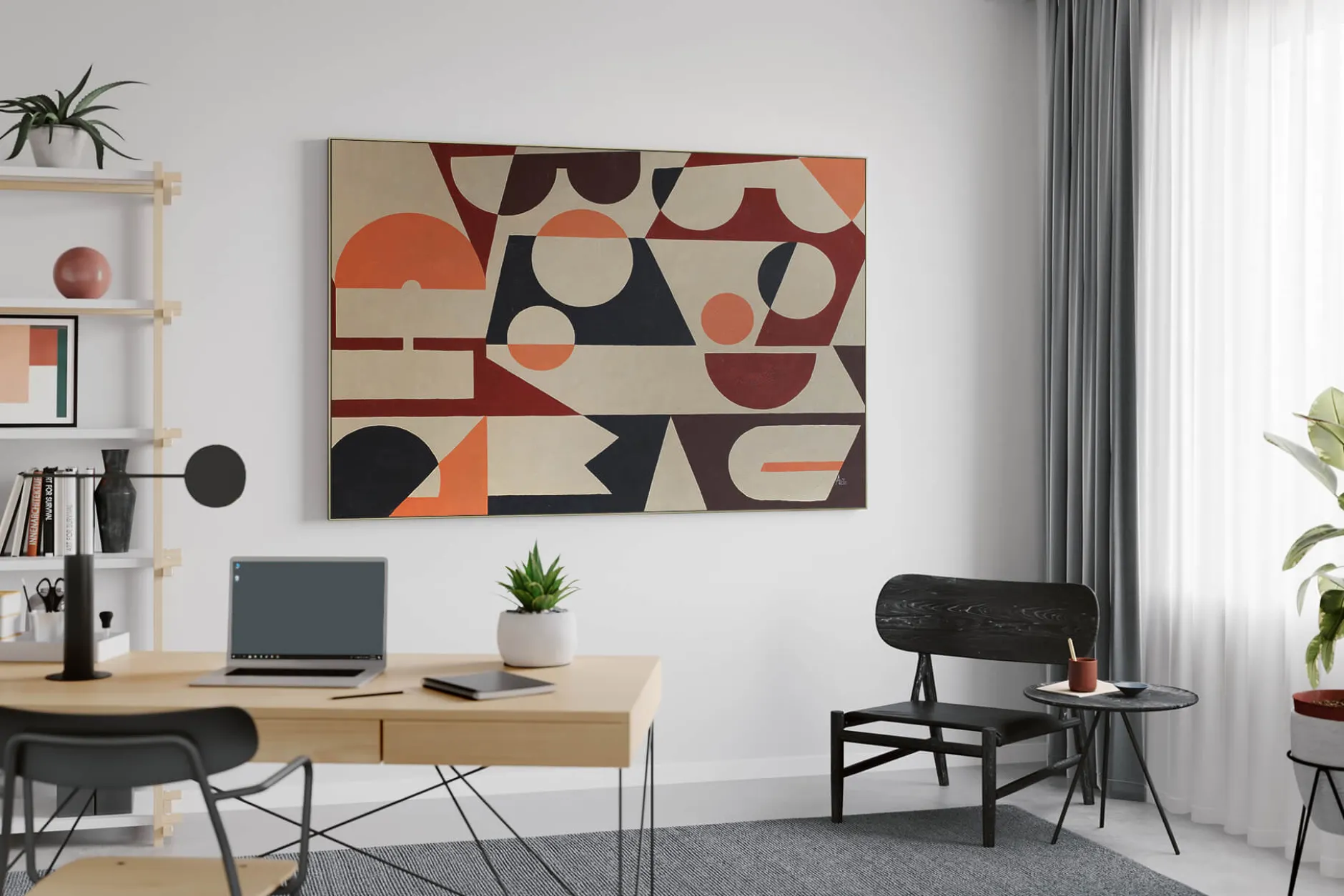 Öl Gemälde 'Superimposition' | Handgemaltes Unikat