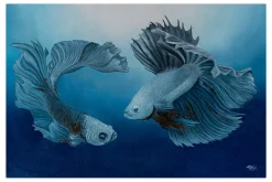 Öl Gemälde 'Tiefseezauber' | Handgemaltes Unikat