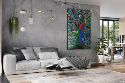 Öl Gemälde 'Tree of Joy' | Handgemaltes Unikat