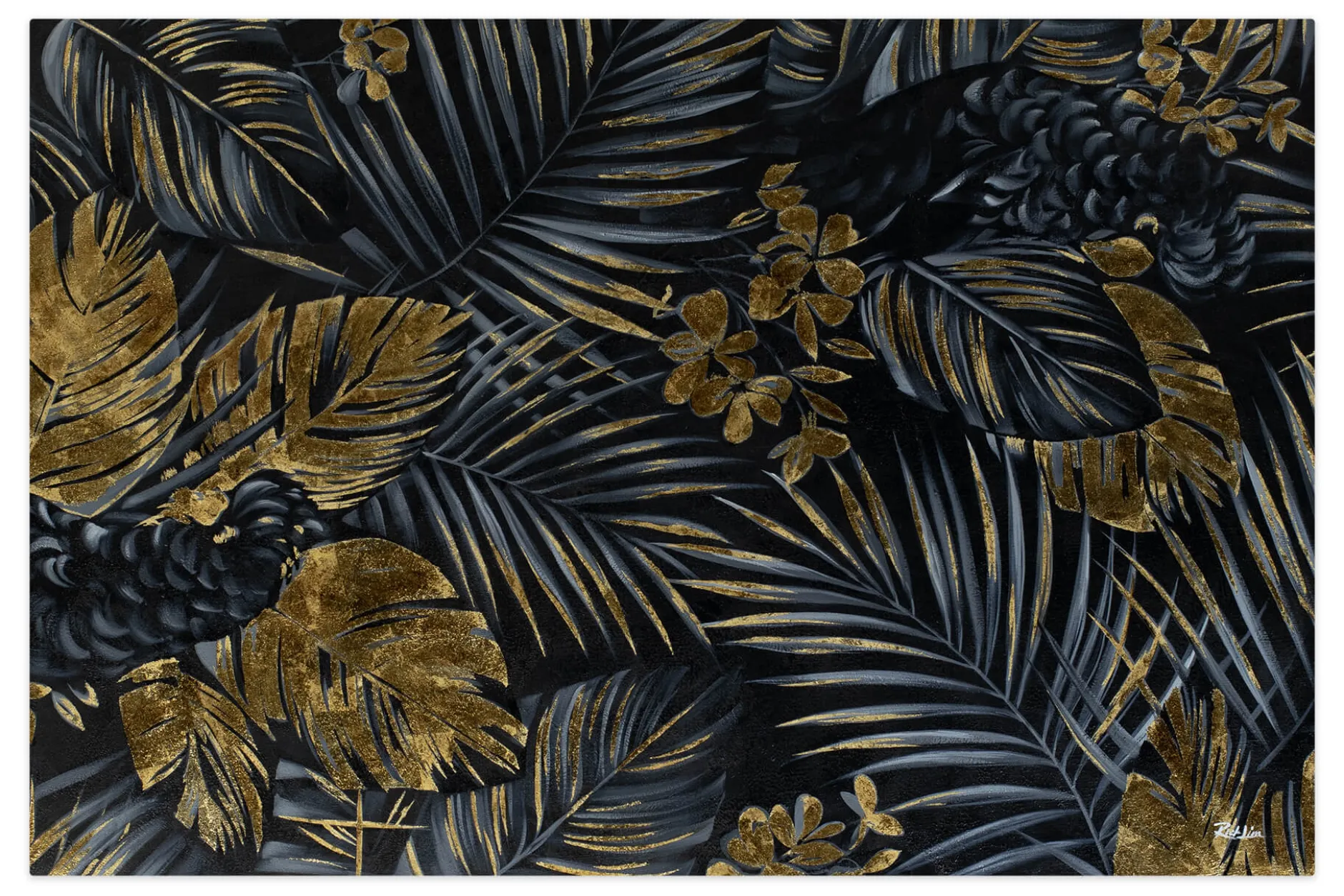 Öl Gemälde 'Tropical Splendour' | Handgemaltes Unikat