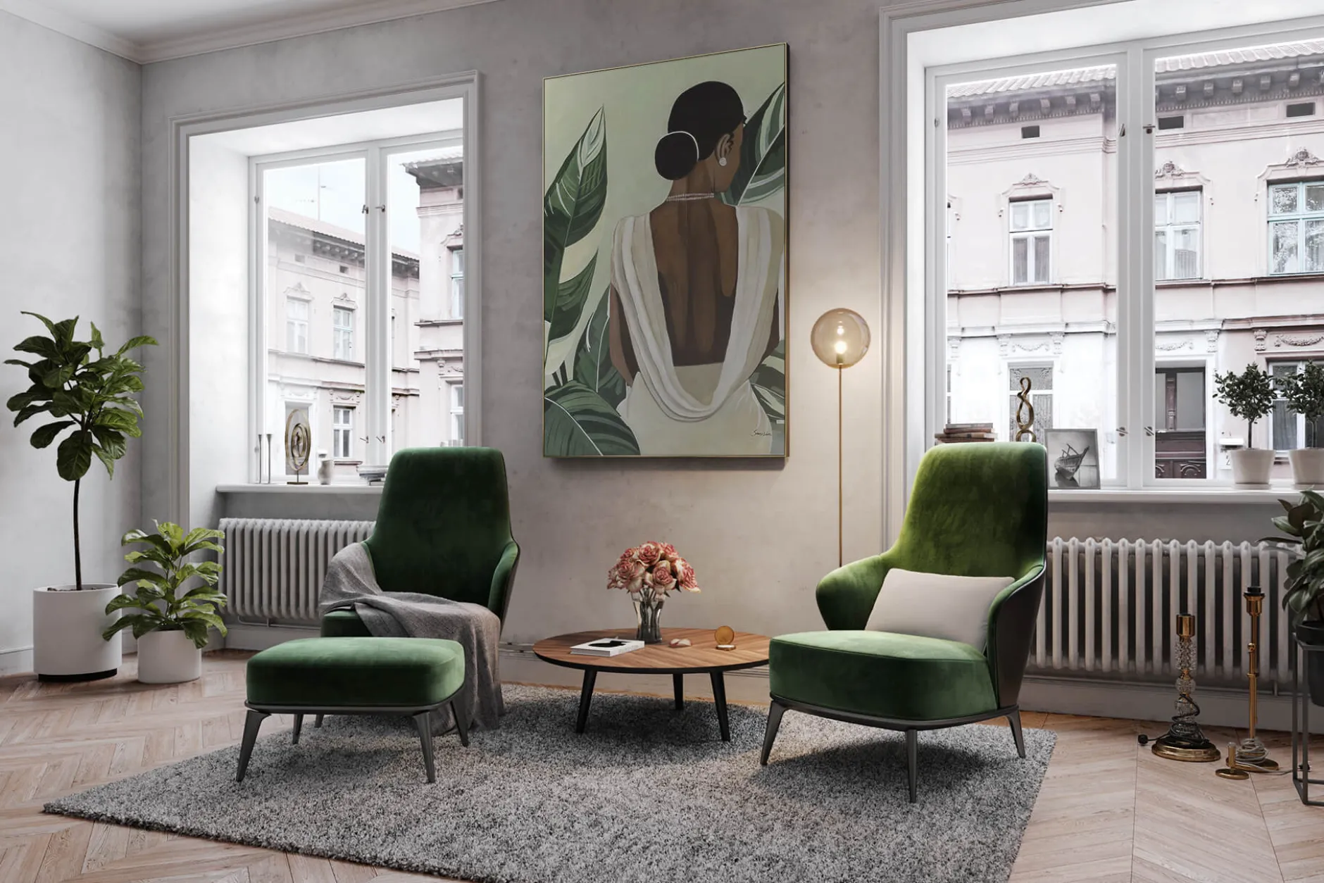 Öl Gemälde 'True Elegance' | Handgemaltes Unikat