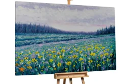 Öl Gemälde 'Violet Meadow' | Handgemaltes Unikat