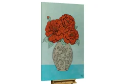 Öl Gemälde 'Vivid Blossoms' | Handgemaltes Unikat
