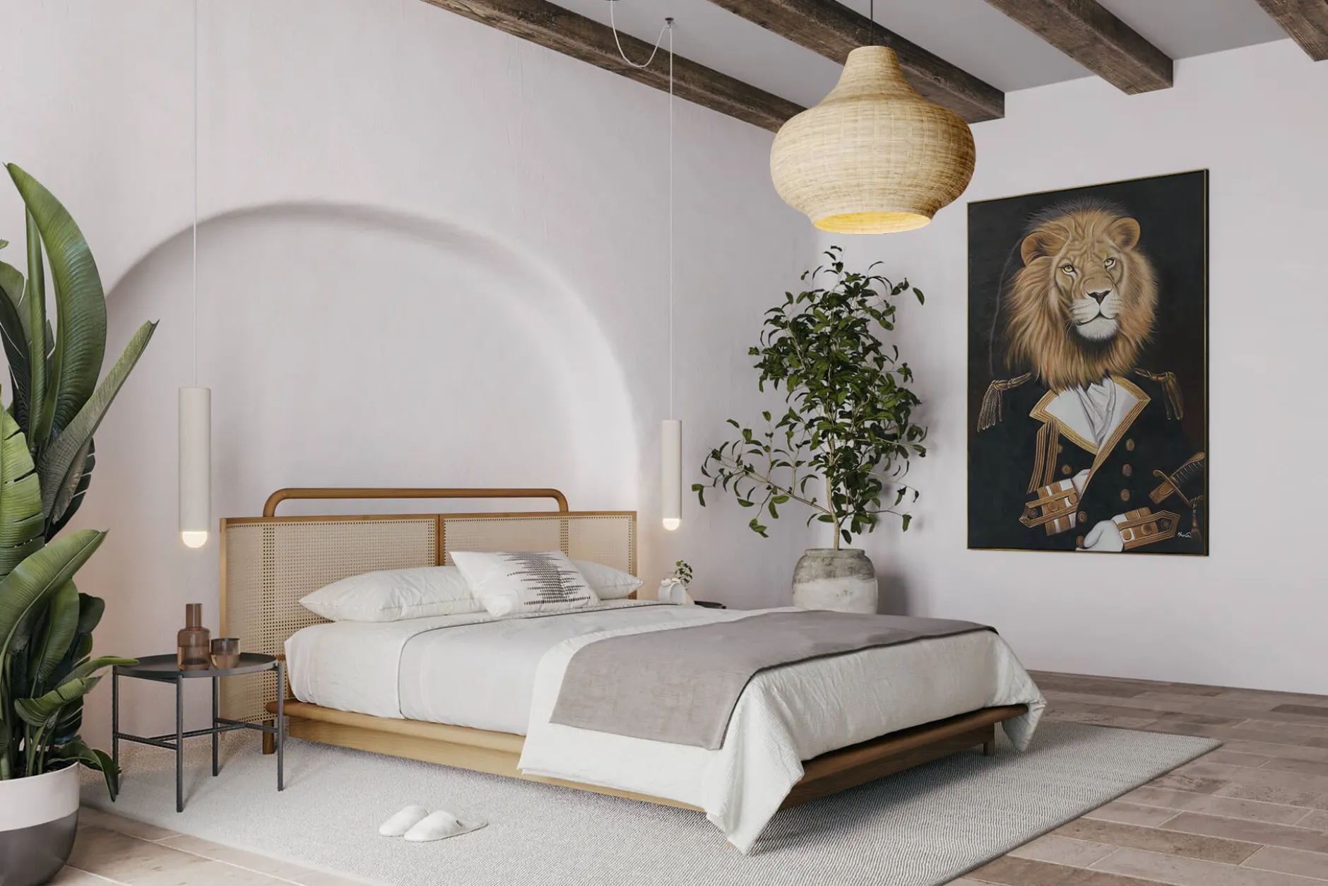 Öl Gemälde 'Warrior Lion' | Handgemaltes Unikat