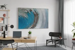 Öl Gemälde 'Wave Crest' | Handgemaltes Unikat