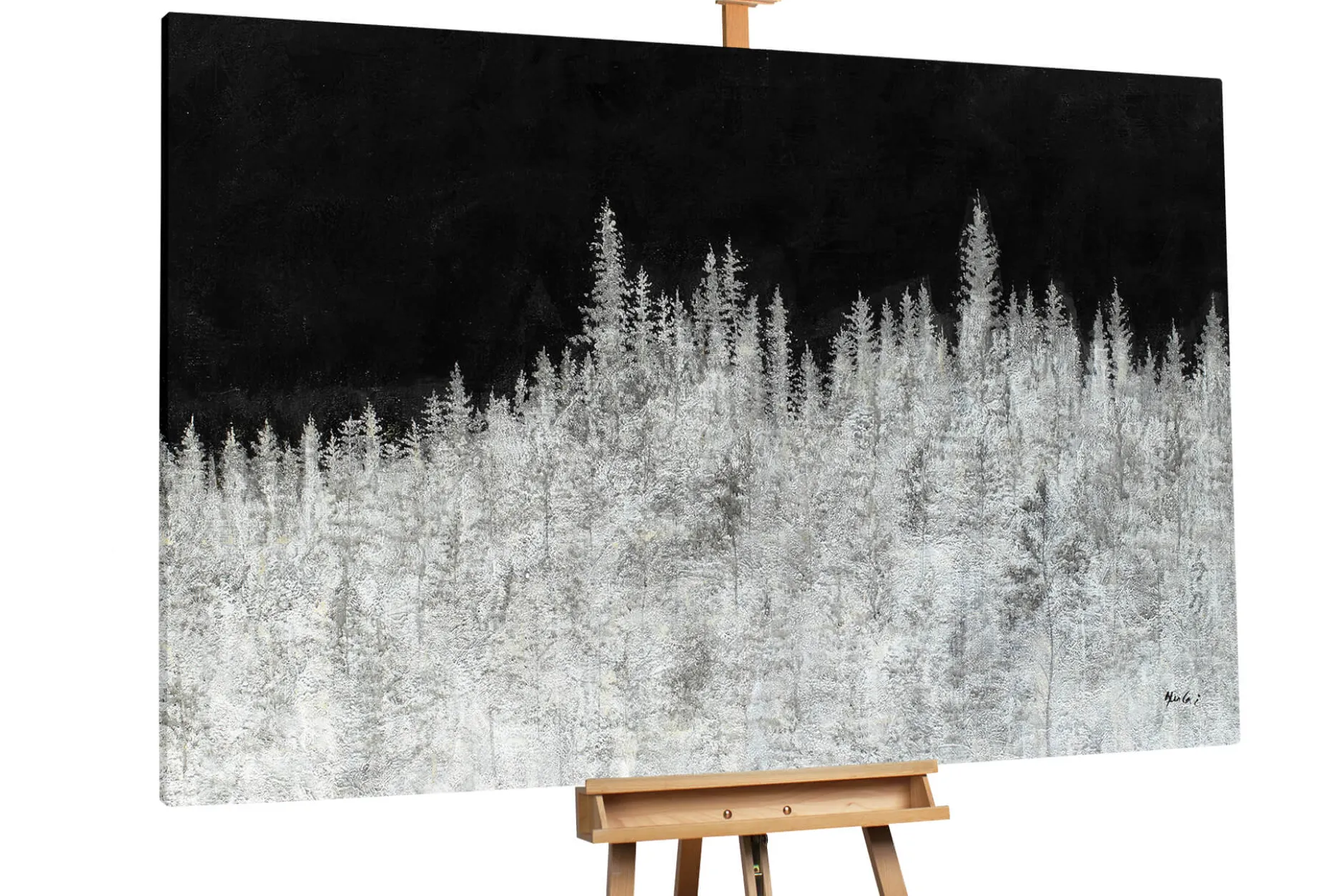Öl Gemälde 'Winter's Mark' | Handgemaltes Unikat