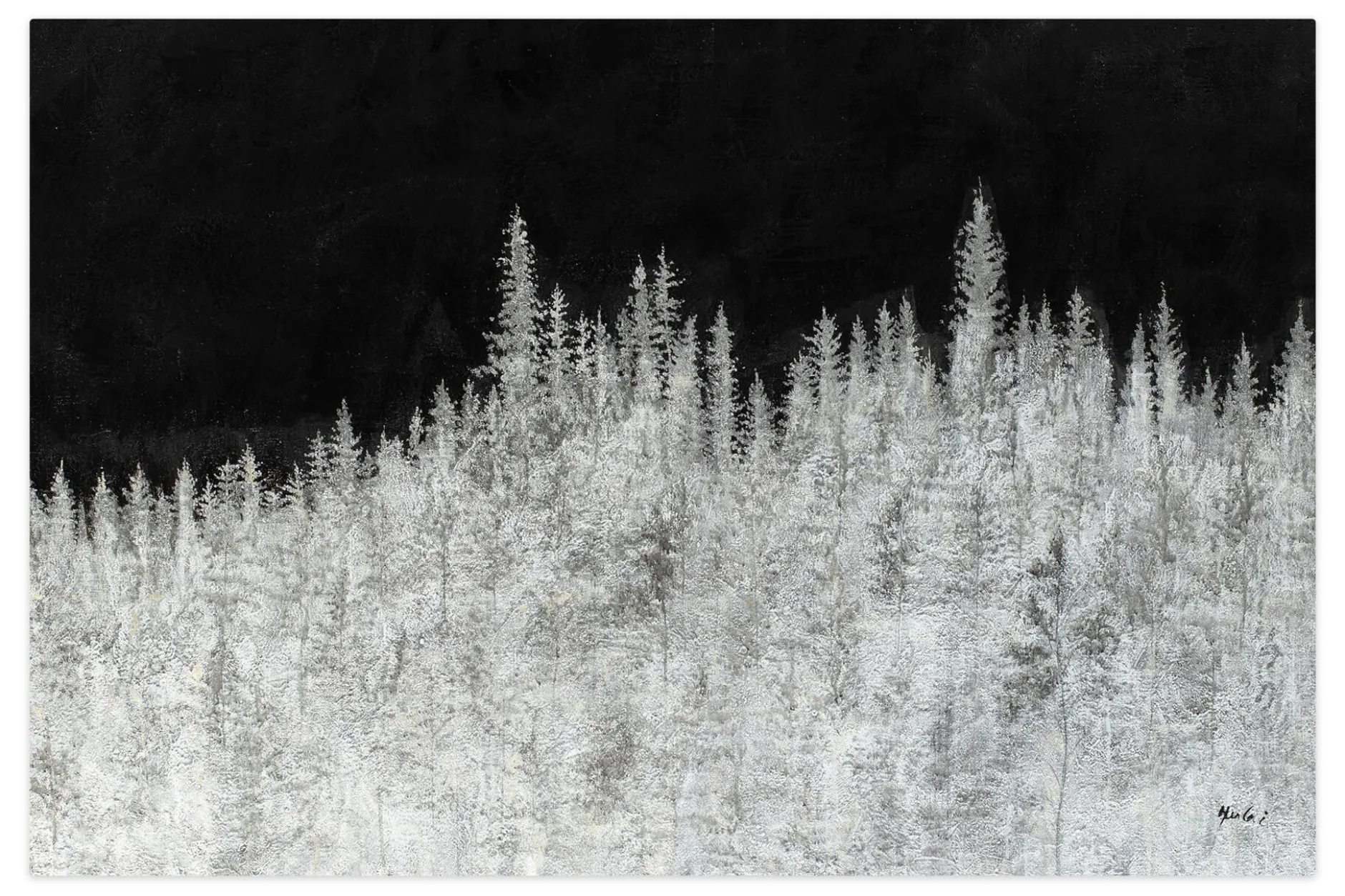 Öl Gemälde 'Winter's Mark' | Handgemaltes Unikat