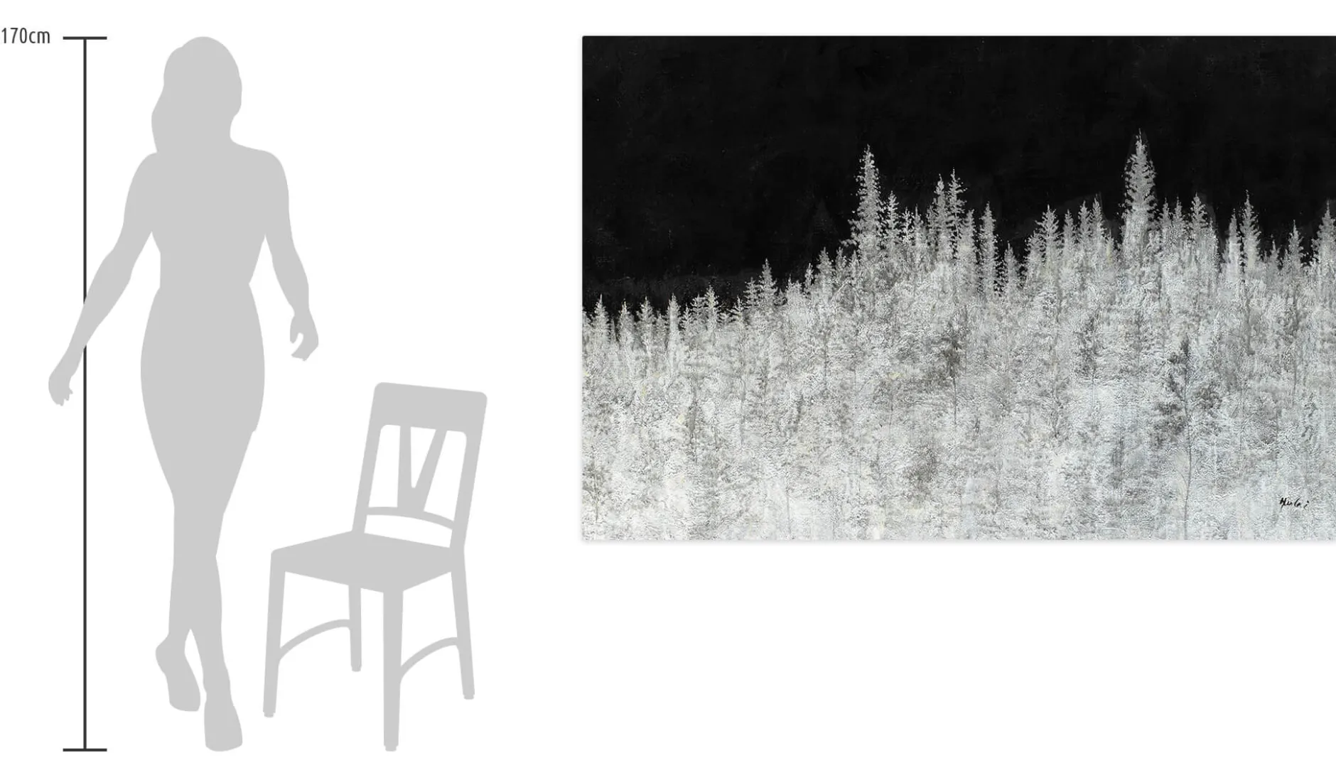 Öl Gemälde 'Winter's Mark' | Handgemaltes Unikat