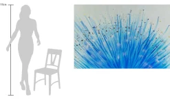 Öl Gemälde 'Zoom of Dandelion' | Handgemaltes Unikat