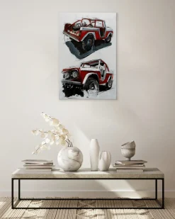Metallbild 3D 'American Dream' 60x90x5cm