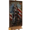 Metallbild 3D 'American Girl' 60x90x8,5cm