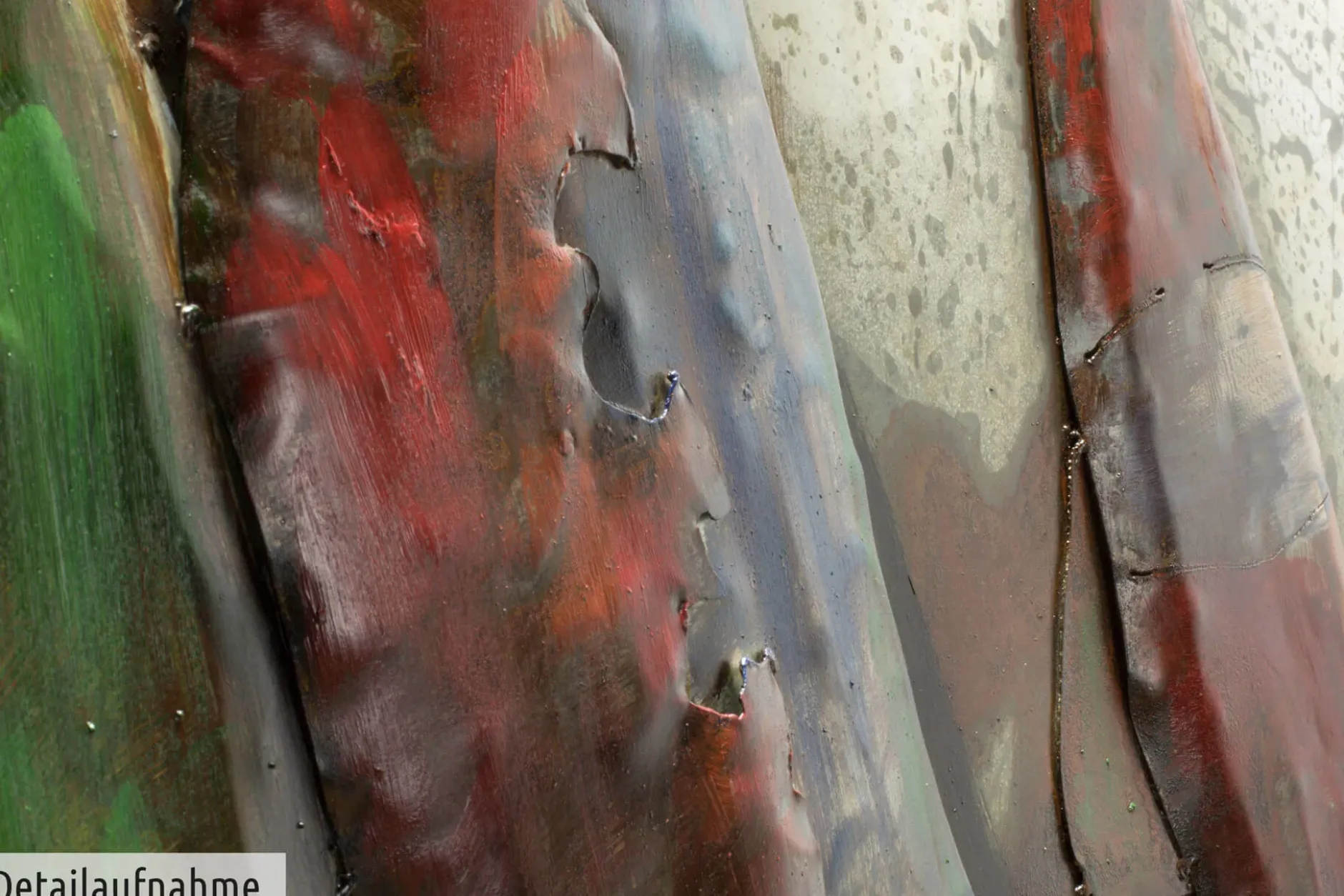 Metallbild 3D 'Around the World' 100x70x8cm