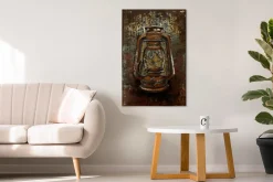 Metallbild 3D 'Back to the Old Days' 60x90x5cm