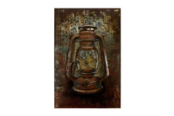 Metallbild 3D 'Back to the Old Days' 60x90x5cm