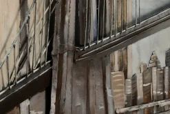 Metallbild 3D 'Brückenband' 144x44x6cm