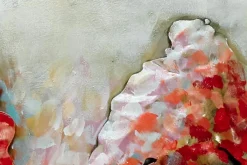 Metallbild 3D 'Bunte Allee' 150x50x4cm