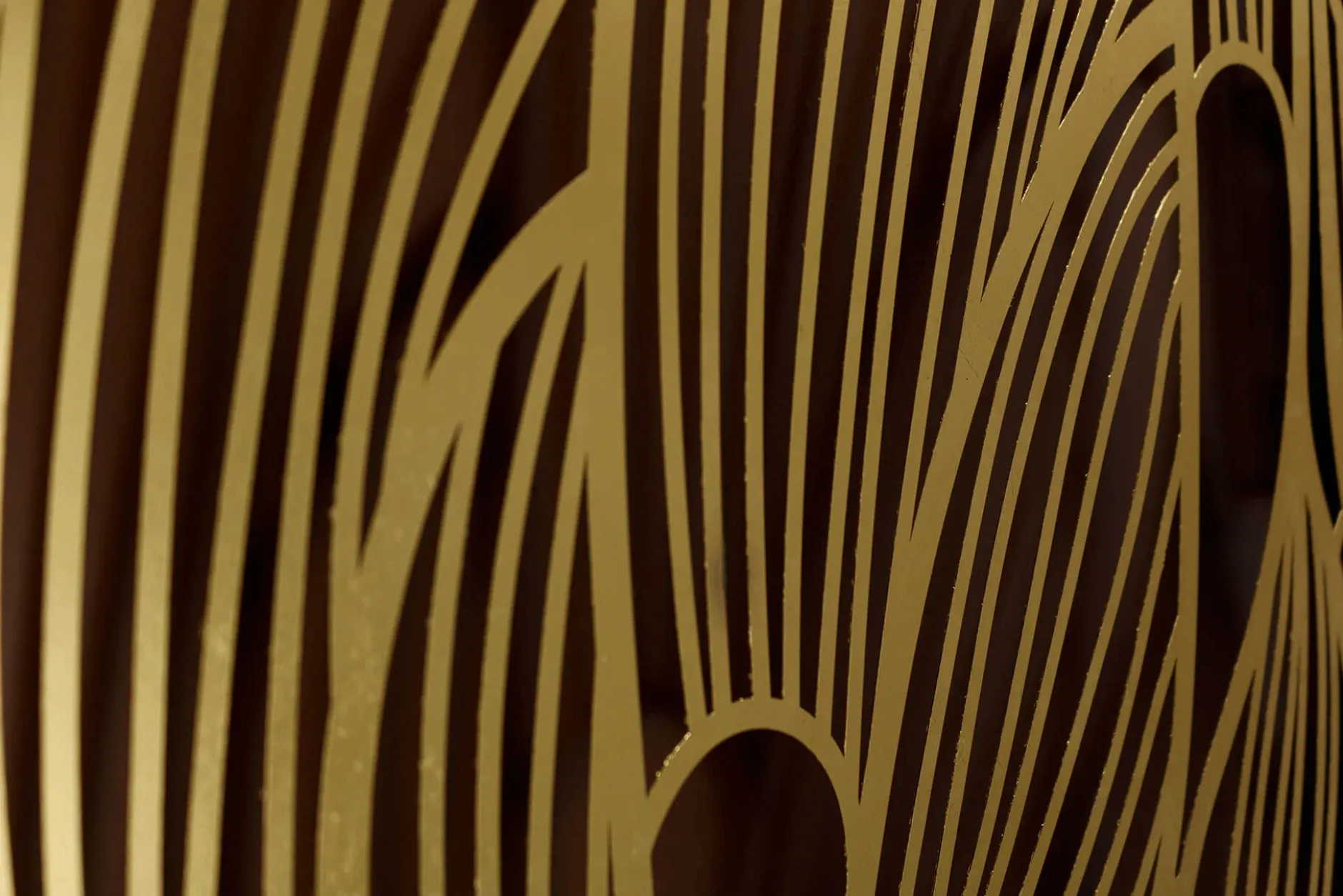 Metallbild 3D 'Das Gold der Natur' 80x80x2,5cm
