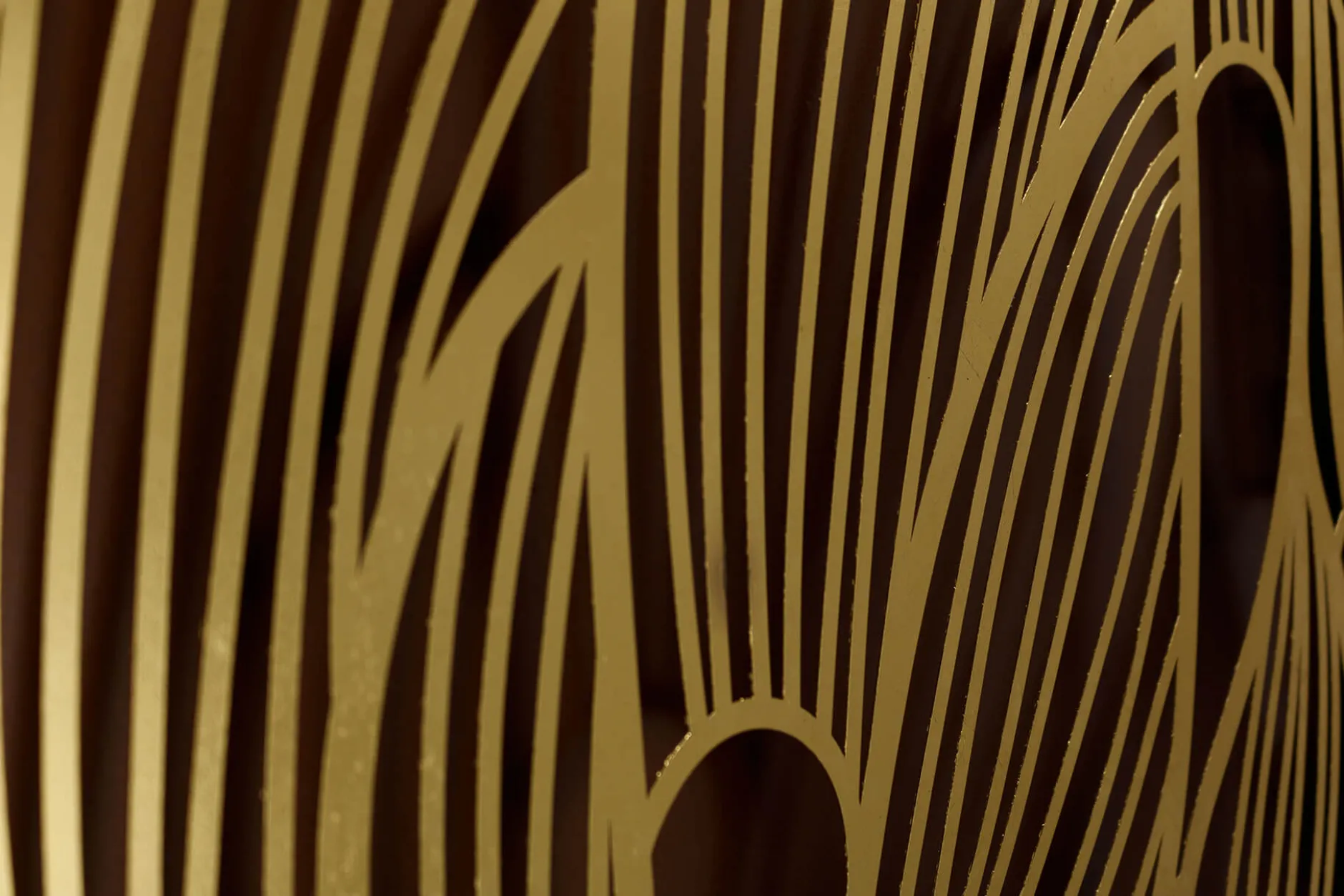 Metallbild 3D 'Das Gold der Natur' 80x80x2,5cm
