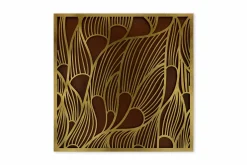 Metallbild 3D 'Das Gold der Natur' 80x80x2,5cm