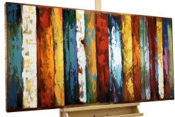 Metallbild 3D 'Dritte Dimension' 120x60x4cm
