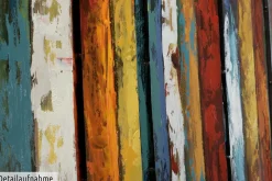 Metallbild 3D 'Dritte Dimension' 120x60x4cm